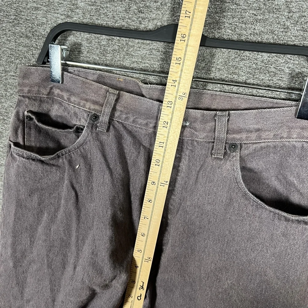 Vintage Levis 501 Jeans Mens 36x34 Brown Button‎ Fly Made USA Straight Leg 90s
